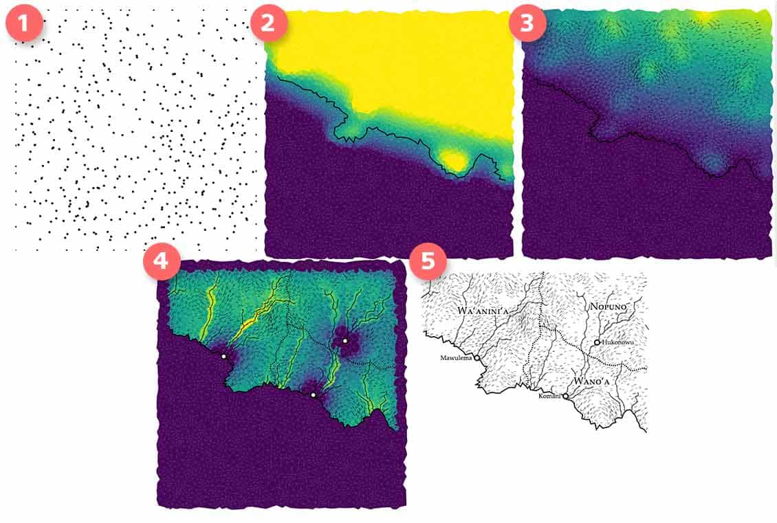 A Rule Generated Map